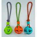 Dog hollow ball toy TPR Pet Ball Rope
